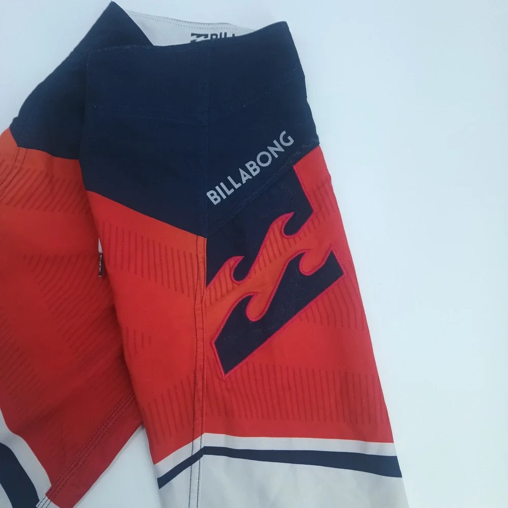 Billabong Platinum X Recycler Kids Board Shorts Red Navy White Size 22 B102ADOM